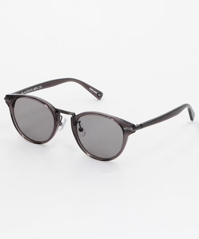 FLY VINCENT 經典圓框金屬鼻梁太陽眼鏡