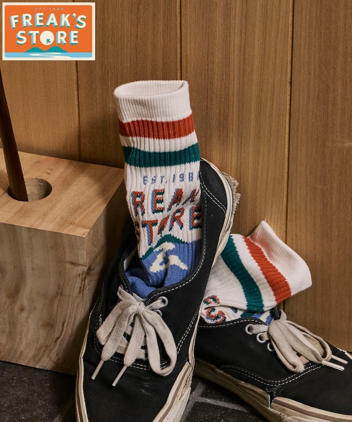 FREAK'S STORE for BEACH & FES 提花管狀襪