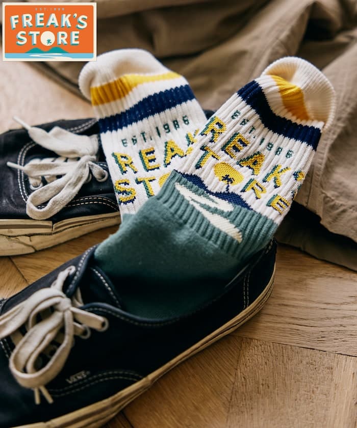 FREAK'S STORE for BEACH & FES 提花管狀襪