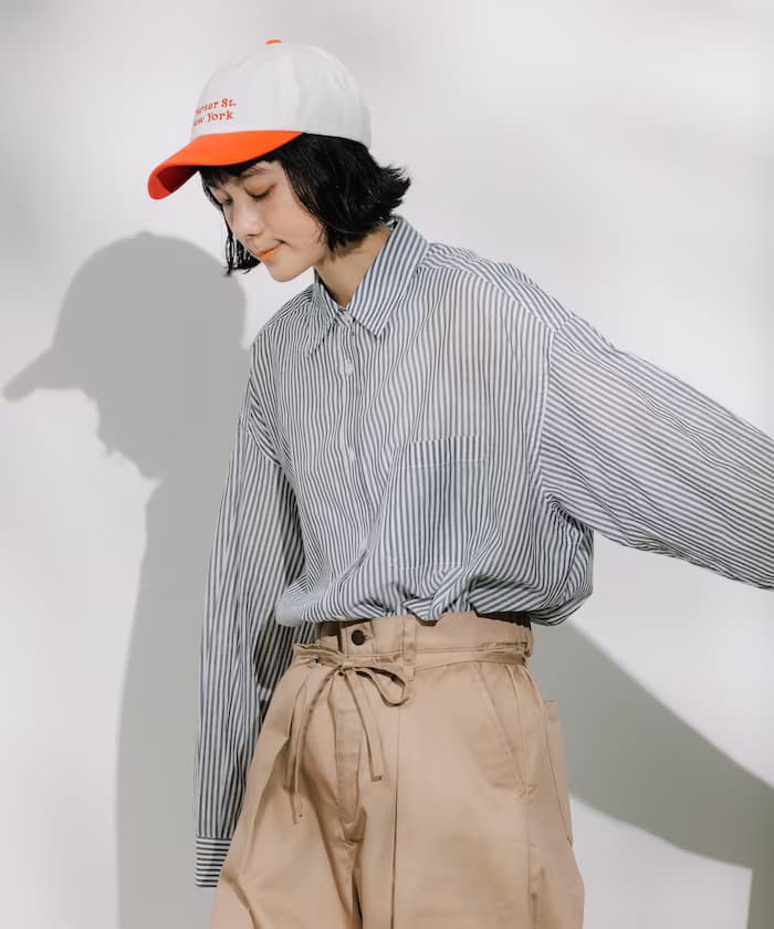 印度風純棉 長袖 透膚襯衫