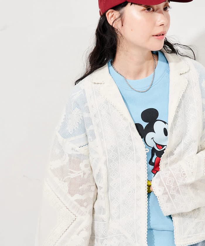 復古風印度蕾絲襯衫