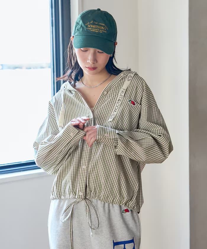 別注 多色連帽短版襯衫