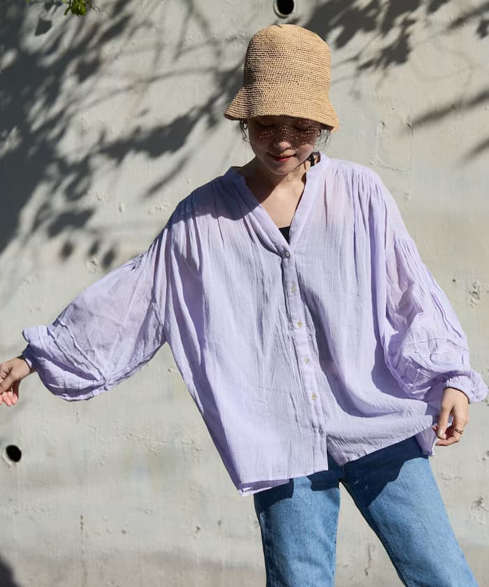 印度單層紗罩衫