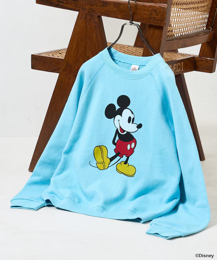 【MICKEY MOUSE】復古風格印花衛衣