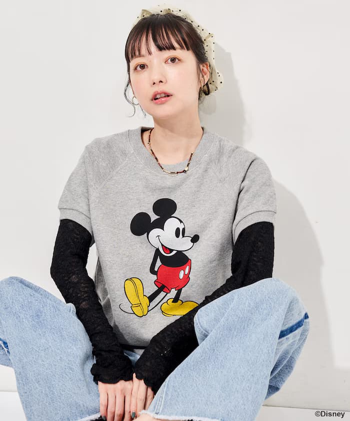 MICKEY MOUSE 復古風味 短袖 印花衛衣