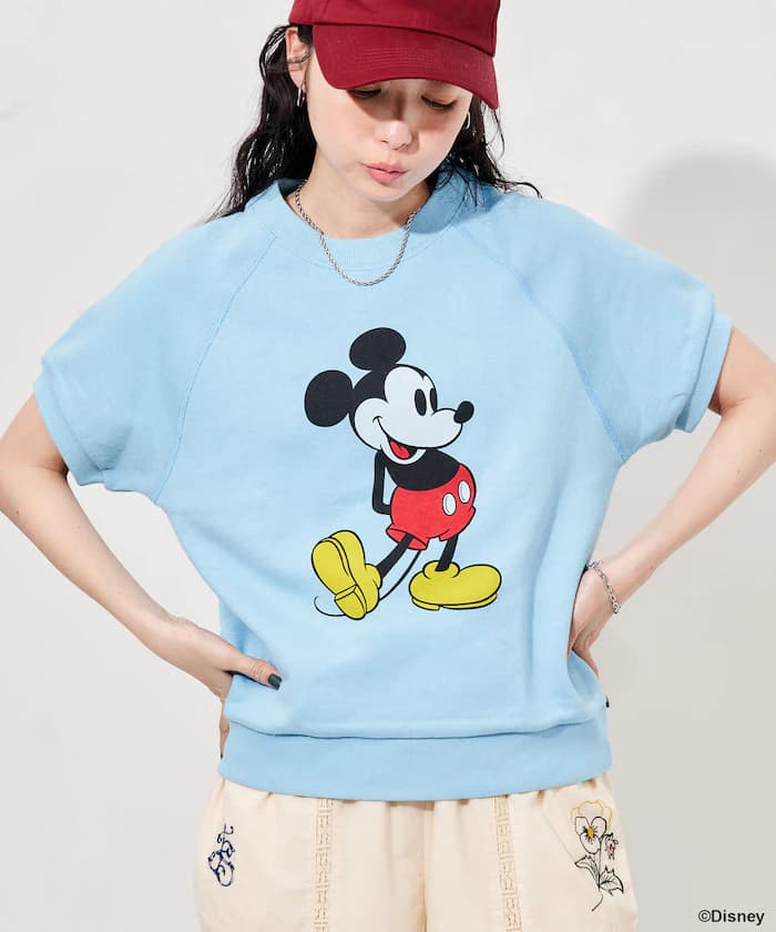 MICKEY MOUSE 復古風味 短袖 印花衛衣