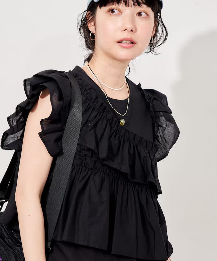 印度荷葉邊罩衫