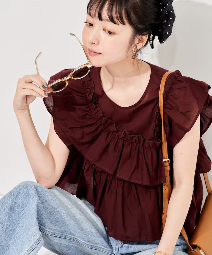 印度荷葉邊罩衫