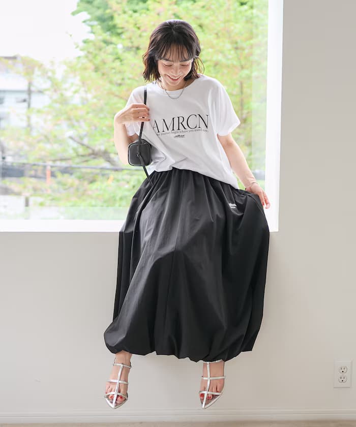 Americana × THOUSAND MILE × FREAK'S STORE 聯名限定 法式短袖T恤 裙子套裝