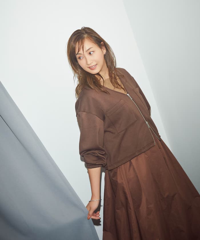 【套裝單品】貼合針織外套 連身裙組合