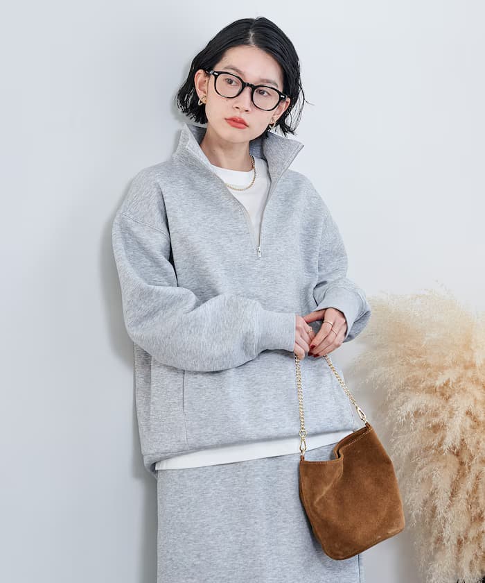 【套組商品】貼合布半拉鍊裙套組