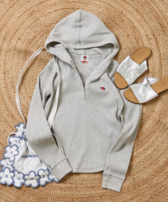 別注 FRUIT OF THE LOOM × FREAK'S STORE 華夫格亨利連帽衫