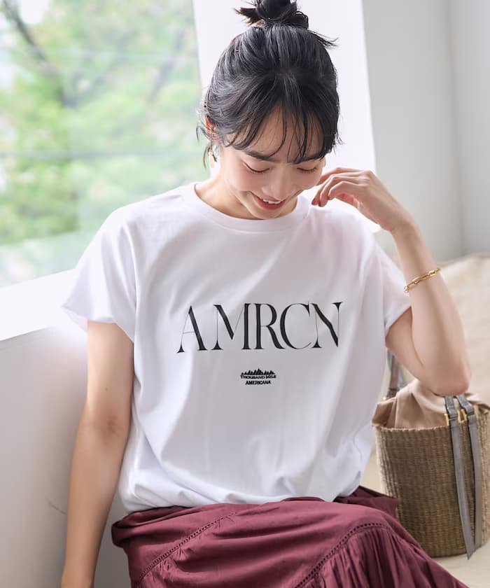 Americana × THOUSAND MILE × FREAK'S STORE 聯名限定 吸汗速乾抗菌防臭 天竺短袖T恤【限定款】