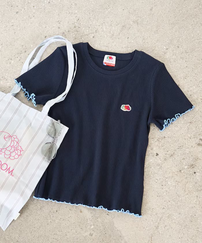 別注配色梅洛羅紋半袖T恤