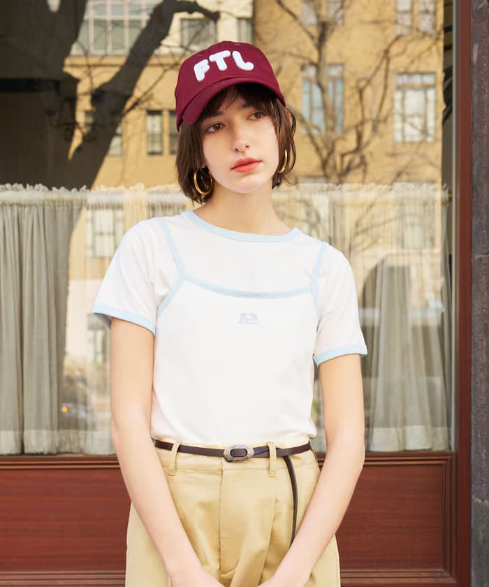 別注配色羅紋天竺T恤