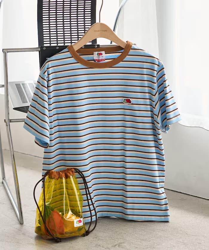 別注 FRUIT OF THE LOOM 橫條紋半袖T恤