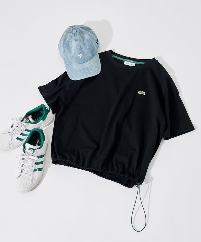 LACOSTE × FREAK'S STORE 限定款束繩短袖T恤