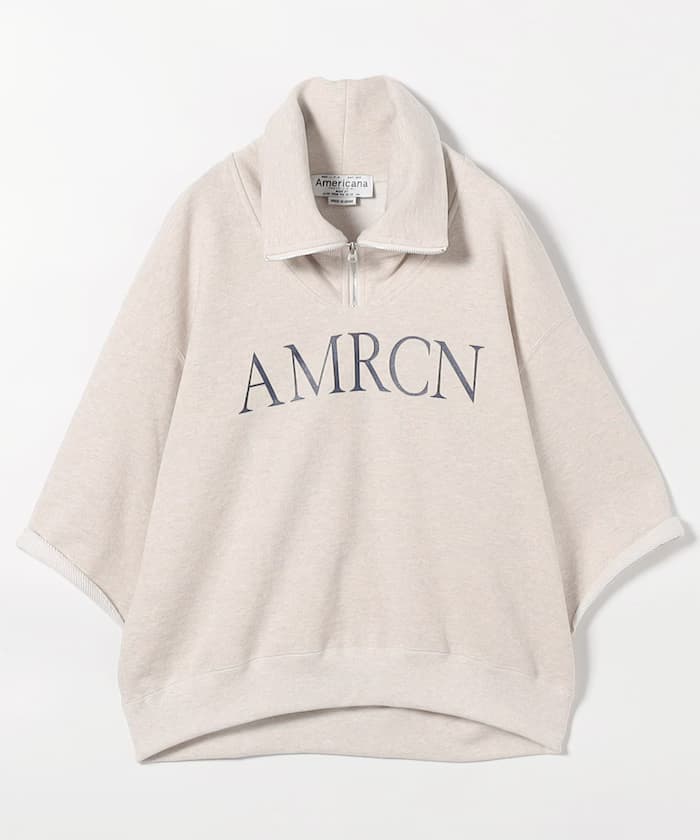 短版半拉鏈割邊衛衣