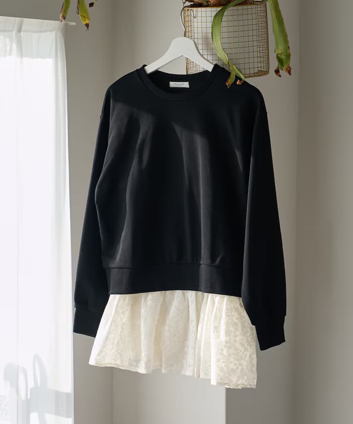 【套組商品】疊穿細肩帶背心套組 衛衣套頭衫