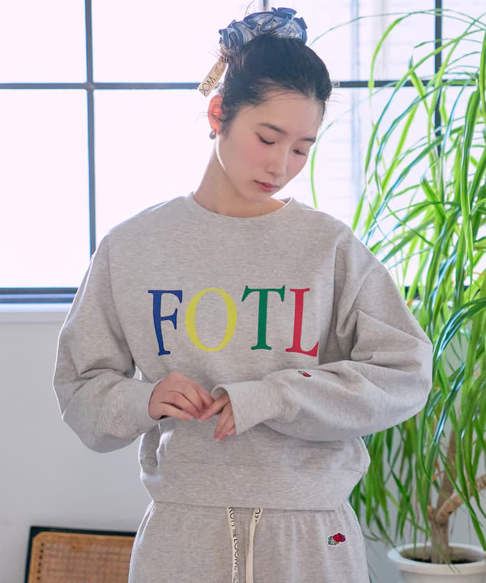 別注裏毛LOGO印花衛衣