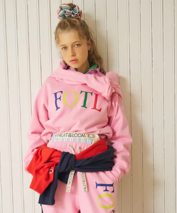 別注裏毛LOGO印花衛衣