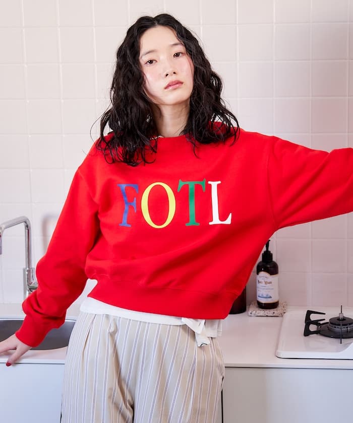 別注裏毛LOGO印花衛衣