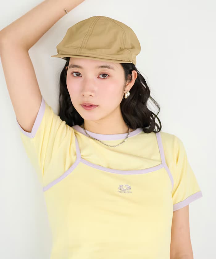 別注配色細肩帶背心