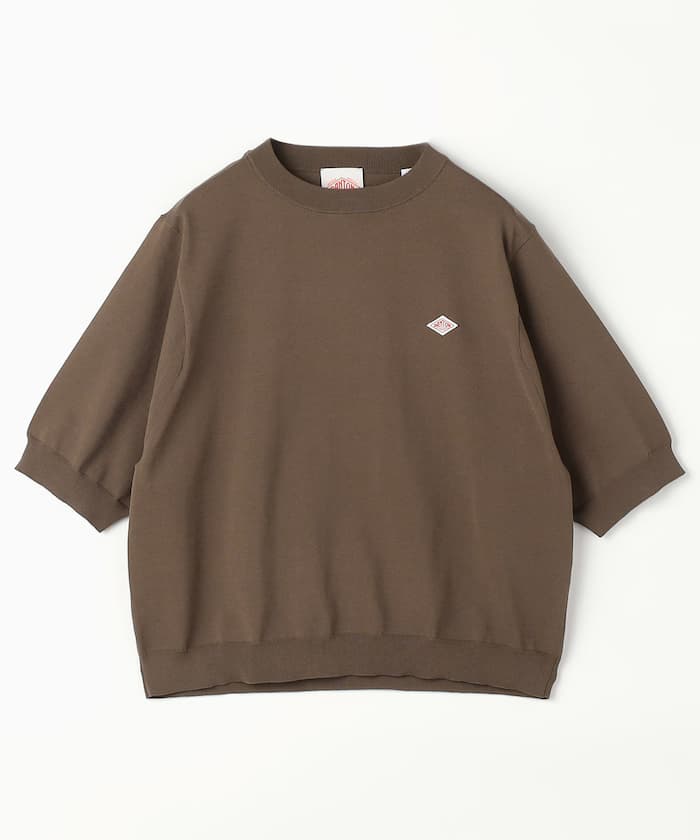 Women's Jersey Knit Half Sleeve Crew Neck Pullover