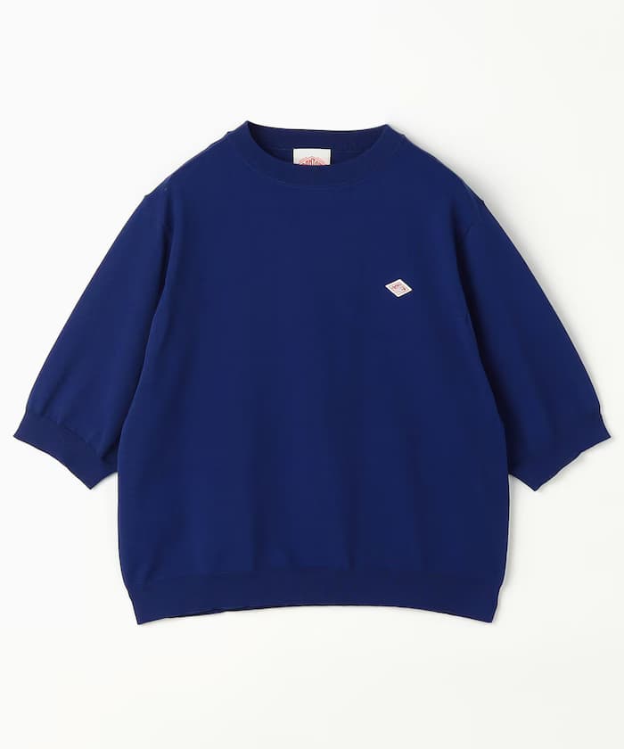 Women's Jersey Knit Half Sleeve Crew Neck Pullover