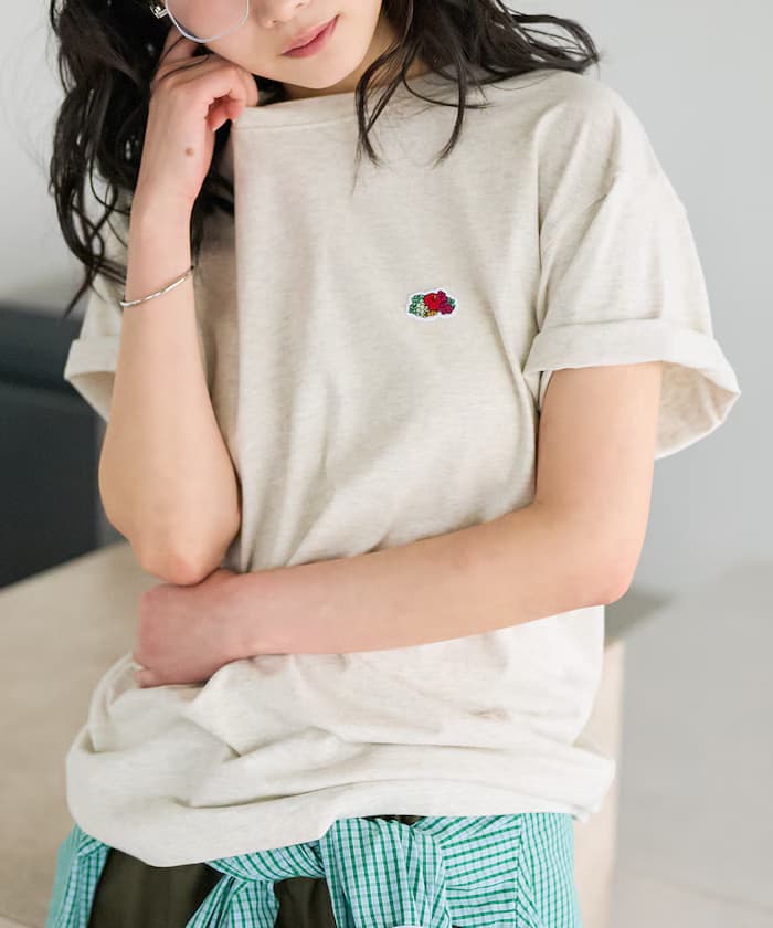 別注檸檬印花 寬版T恤