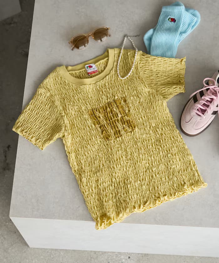 別注 褶皺 Logo T恤