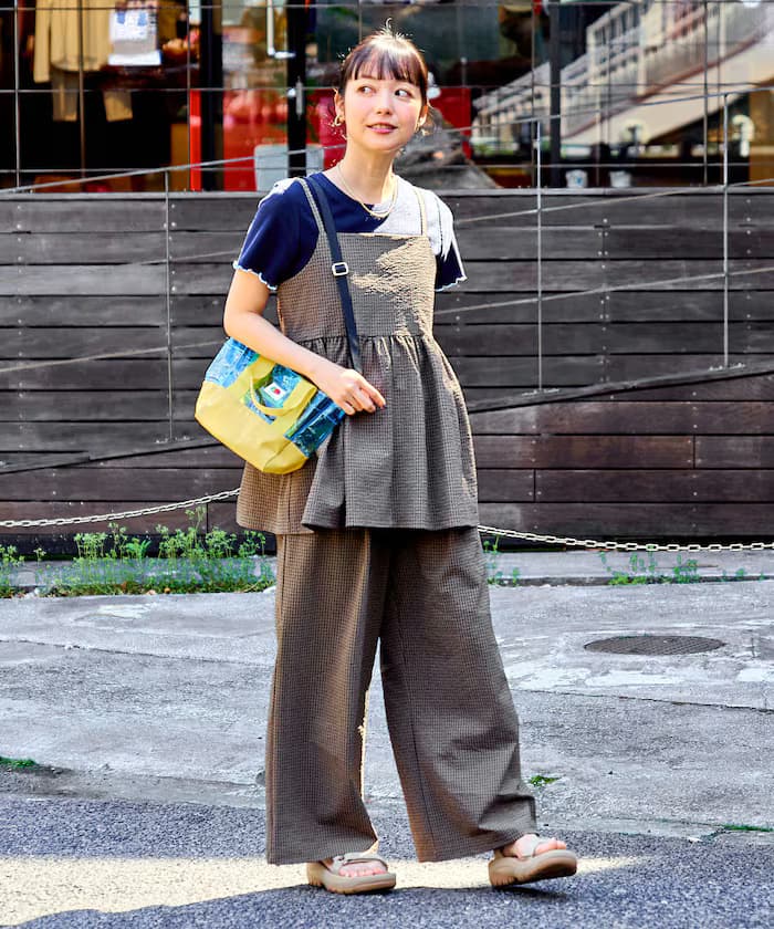 別注 沙克棋盤格 細肩帶套裝