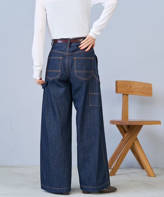 寬版工作褲/棉質寬版工作褲