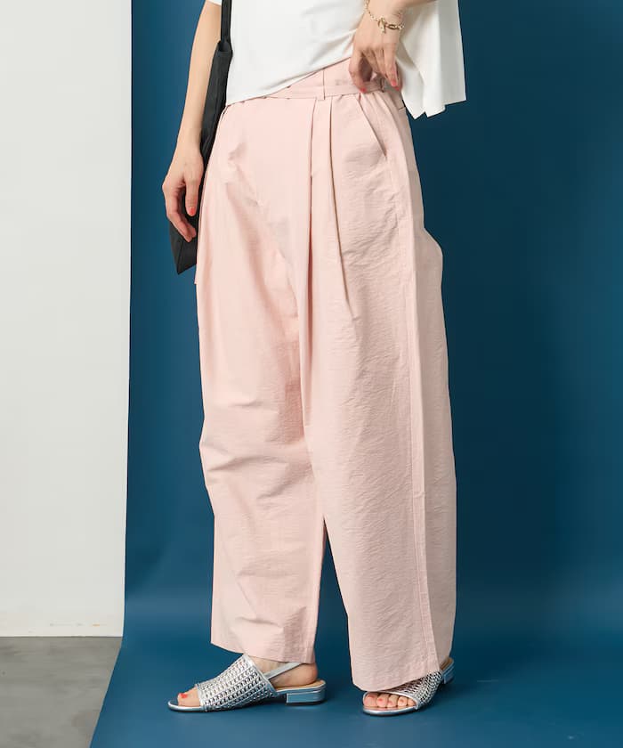 接觸冷感/UV防曬腰帶褲子＜可搭套裝＞