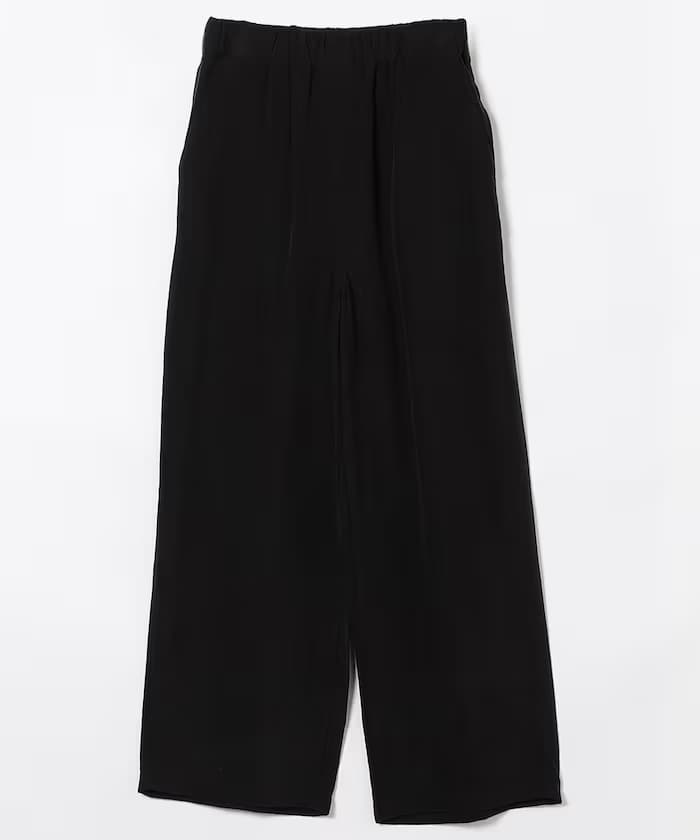 接觸冷感棉麻混紡鬆緩寬版褲子