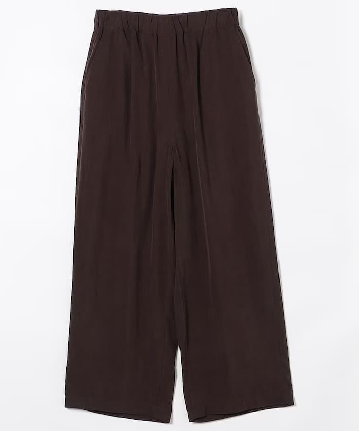 接觸冷感棉麻混紡鬆緩寬版褲子