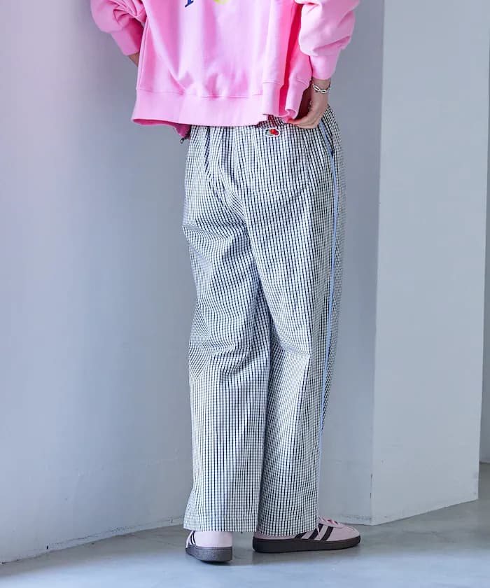 別注 FRUIT OF THE LOOM 多色條紋鬆緩褲子