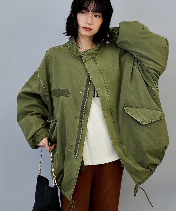 M-65短版褪色加工3Way連帽內襯套組