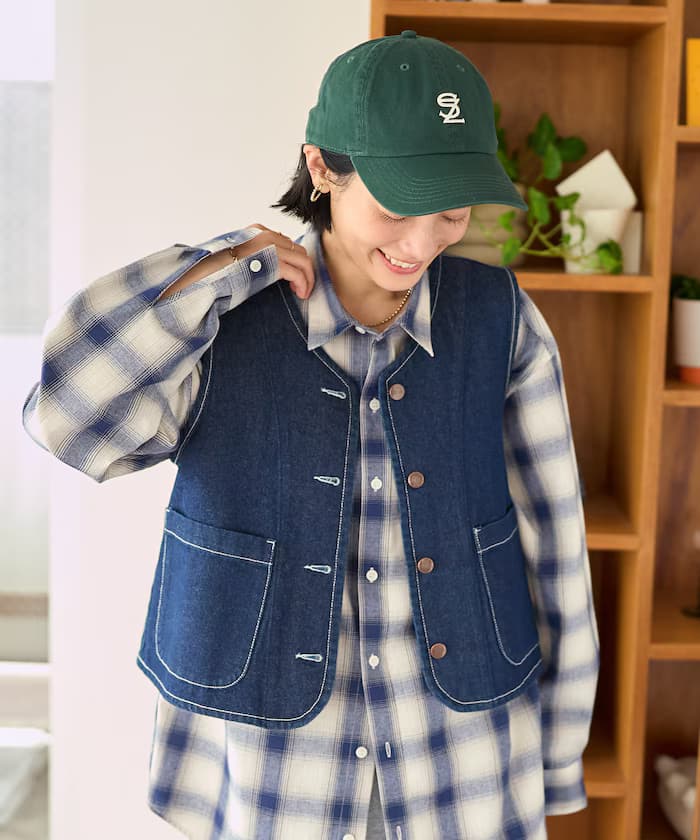 RED KAP × FREAK'S STORE 別注 背部皺褶背心＜套裝對應＞