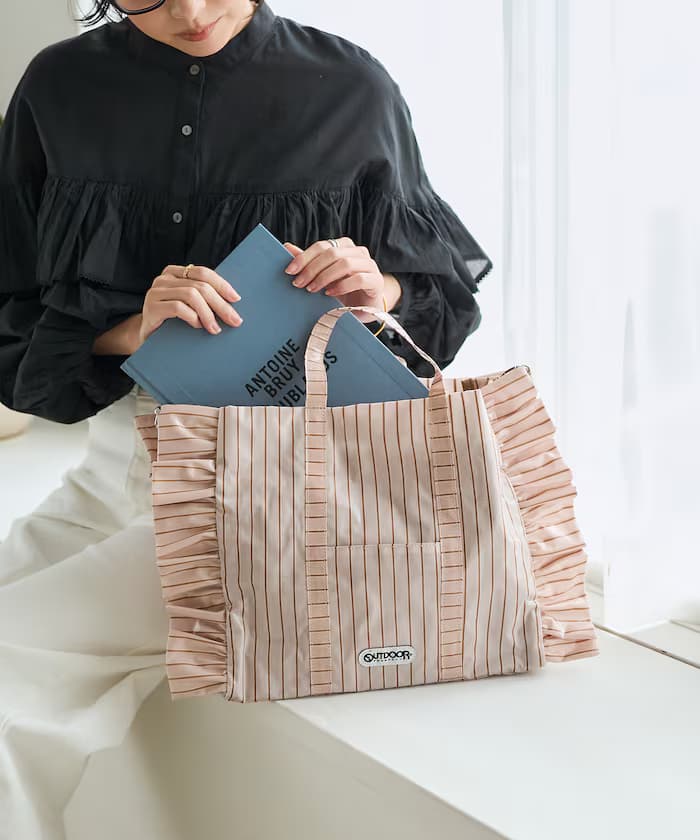 別注 2WAY 條紋 PVC 托特包/A4サイズ托特包