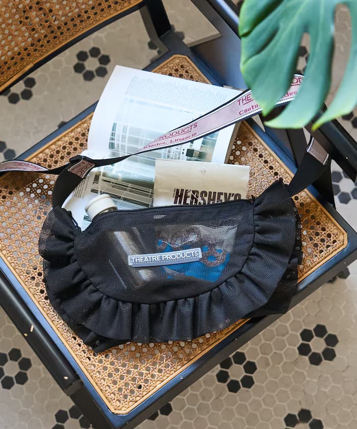 別注 網眼 荷葉邊 ラウンド 側背包