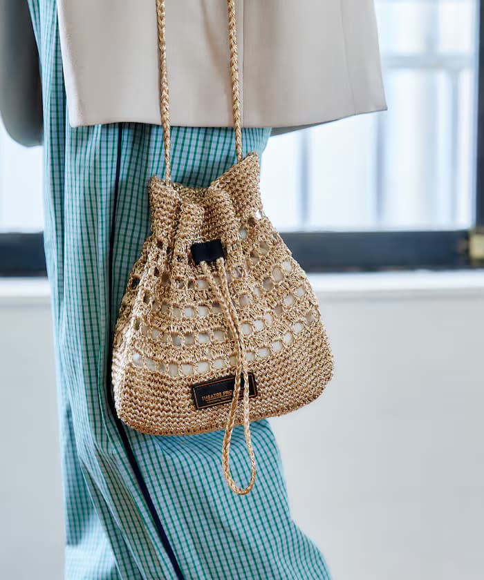 THEATRE PRODUCTS × FREAK'S STORE 別注亮片網眼側背包