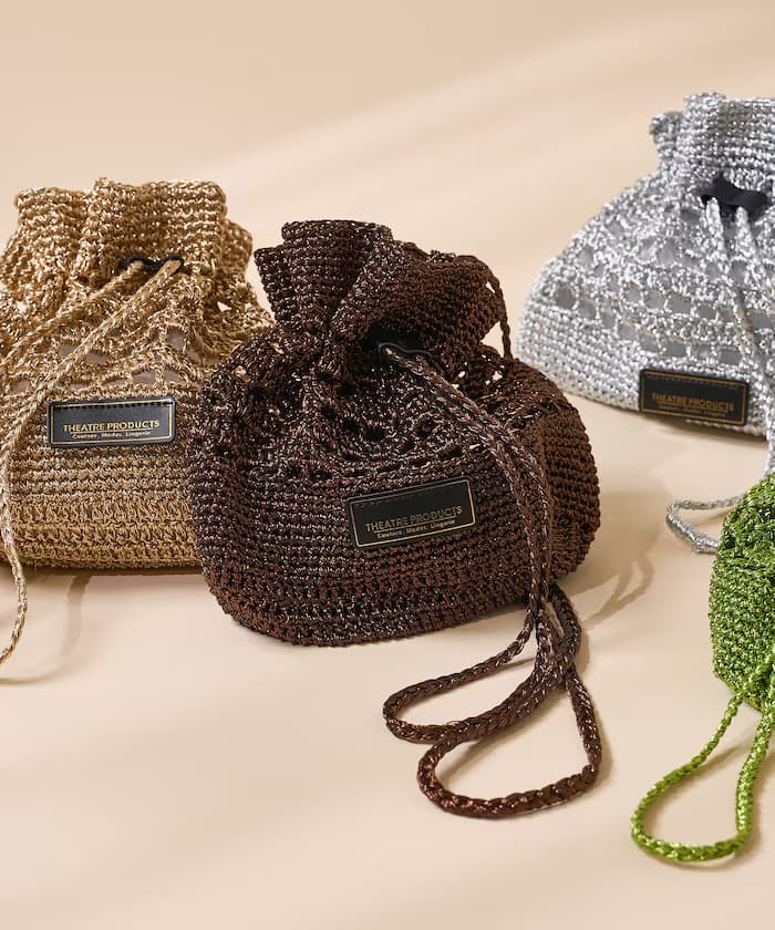 THEATRE PRODUCTS × FREAK'S STORE 別注亮片網眼側背包