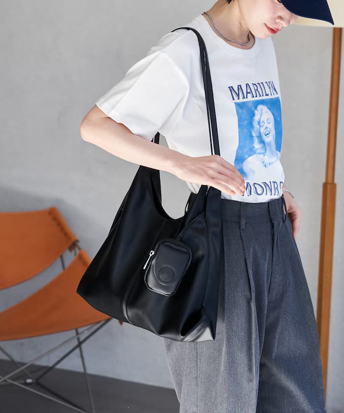 【化妝包付き】三角包包