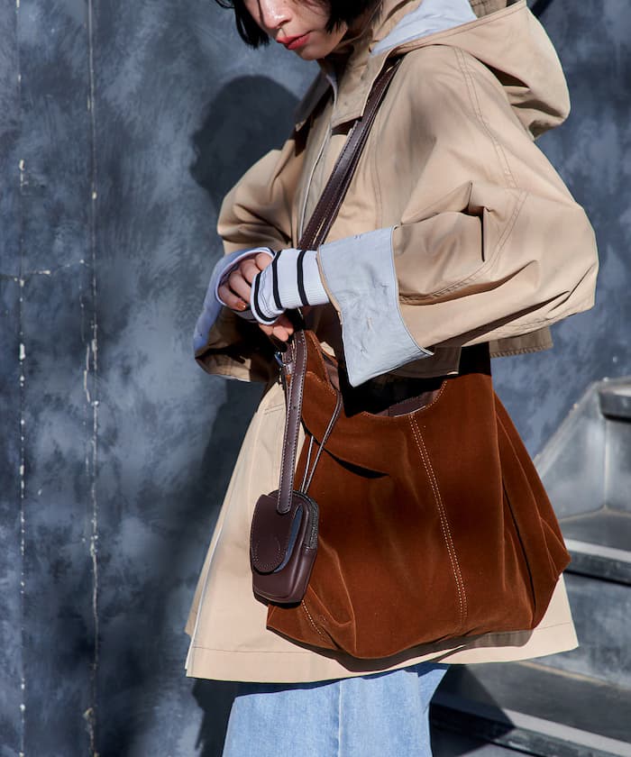 【化妝包付き】三角包包