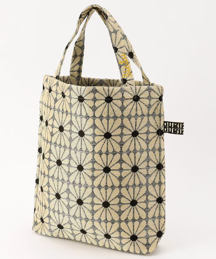 Cup flower Jacquard Reverse Tote