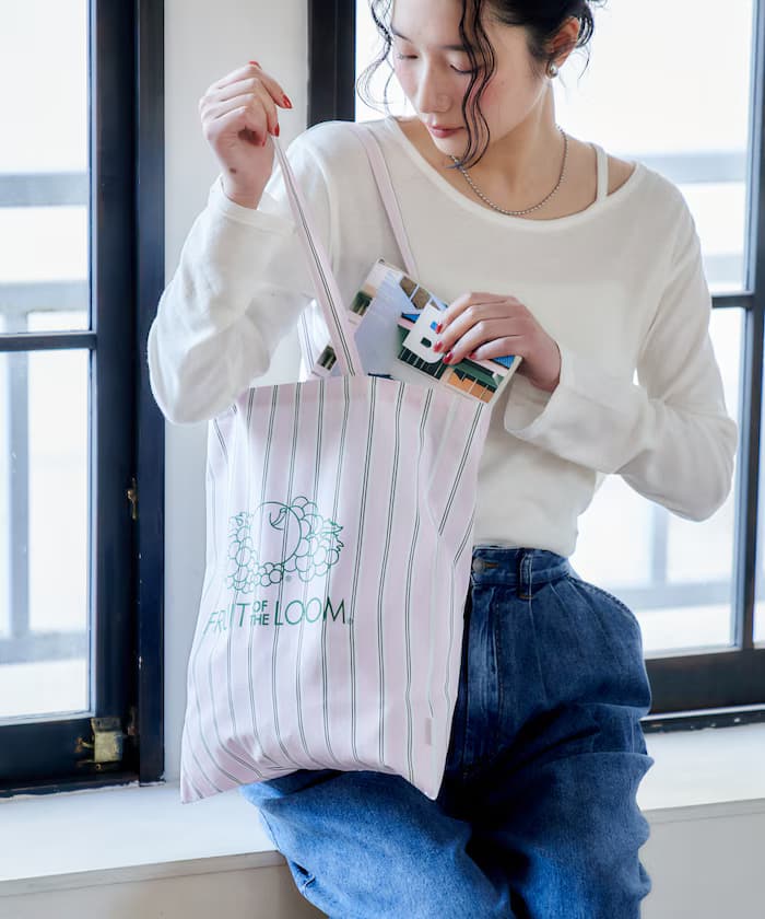 別注 多色條紋 A4尺寸 托特包