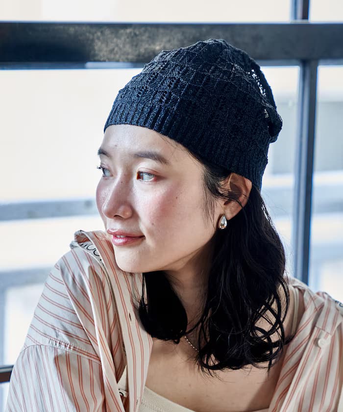 針織衫帽鉤針編