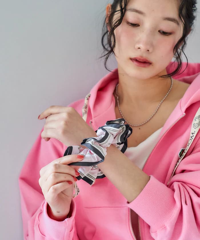 別注多色條紋髮圈