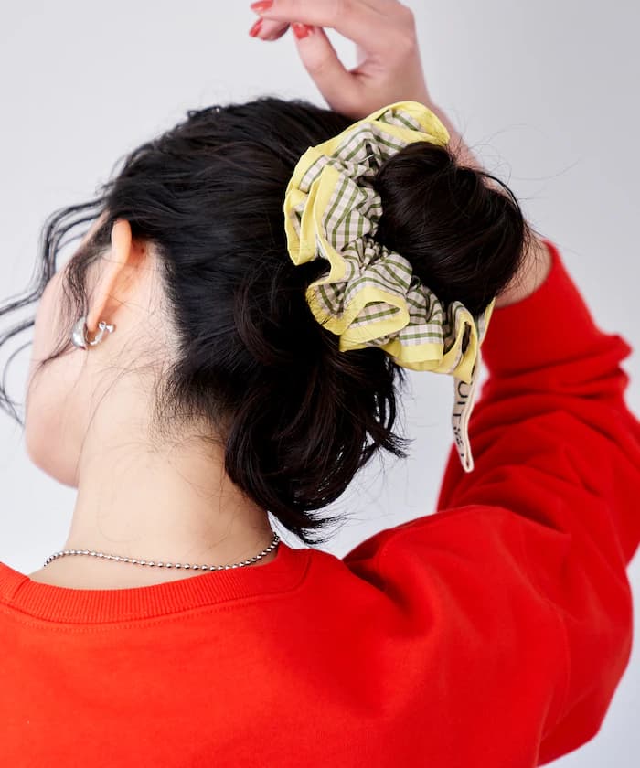 別注多色條紋髮圈